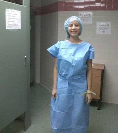 Virginia Velázquez sala de operaciones